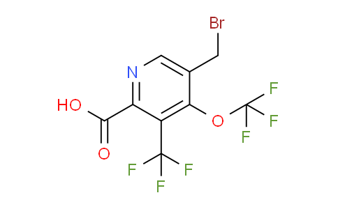 AM144260 | 1804672-15-8 | 5-(Bromomethyl)-4-(trifluoromethoxy)-3-(trifluoromethyl)pyridine-2-carboxylic acid