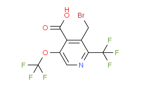 AM144262 | 1806170-05-7 | 3-(Bromomethyl)-5-(trifluoromethoxy)-2-(trifluoromethyl)pyridine-4-carboxylic acid