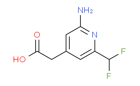 2-Amino-6-(difluoromethyl)pyridine-4-acetic acid