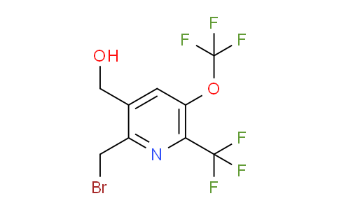 2-(Bromomethyl)-5-(trifluoromethoxy)-6-(trifluoromethyl)pyridine-3-methanol