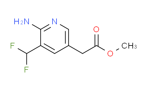 Methyl 2-amino-3-(difluoromethyl)pyridine-5-acetate