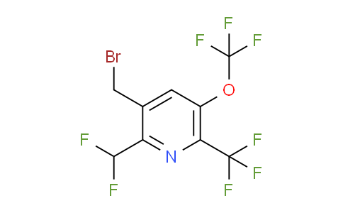 3-(Bromomethyl)-2-(difluoromethyl)-5-(trifluoromethoxy)-6-(trifluoromethyl)pyridine