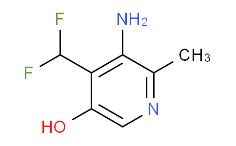 3-Amino-4-(difluoromethyl)-5-hydroxy-2-methylpyridine
