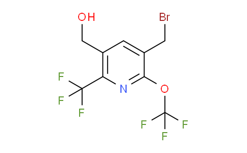 3-(Bromomethyl)-2-(trifluoromethoxy)-6-(trifluoromethyl)pyridine-5-methanol