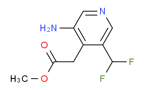 AM144288 | 1804706-23-7 | Methyl 3-amino-5-(difluoromethyl)pyridine-4-acetate