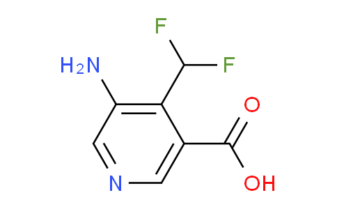 AM144298 | 1806760-49-5 | 3-Amino-4-(difluoromethyl)pyridine-5-carboxylic acid