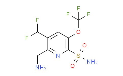 2-(Aminomethyl)-3-(difluoromethyl)-5-(trifluoromethoxy)pyridine-6-sulfonamide