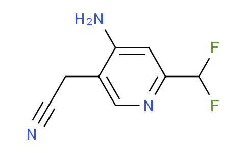 AM144337 | 1804655-52-4 | 4-Amino-2-(difluoromethyl)pyridine-5-acetonitrile