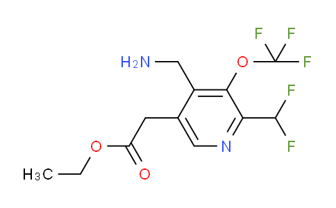 AM144338 | 1804932-20-4 | Ethyl 4-(aminomethyl)-2-(difluoromethyl)-3-(trifluoromethoxy)pyridine-5-acetate