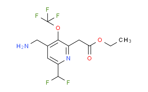 AM144339 | 1805227-89-7 | Ethyl 4-(aminomethyl)-6-(difluoromethyl)-3-(trifluoromethoxy)pyridine-2-acetate