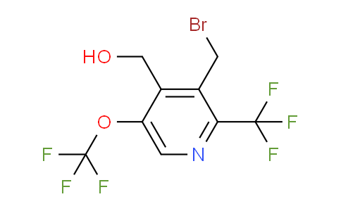 AM144347 | 1805108-51-3 | 3-(Bromomethyl)-5-(trifluoromethoxy)-2-(trifluoromethyl)pyridine-4-methanol