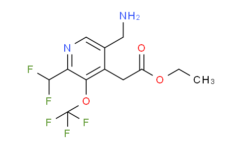 AM144350 | 1804669-44-0 | Ethyl 5-(aminomethyl)-2-(difluoromethyl)-3-(trifluoromethoxy)pyridine-4-acetate