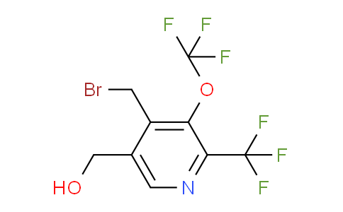 AM144355 | 1805295-41-3 | 4-(Bromomethyl)-3-(trifluoromethoxy)-2-(trifluoromethyl)pyridine-5-methanol