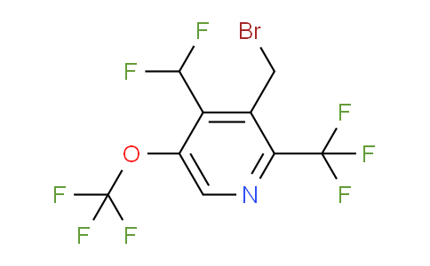 3-(Bromomethyl)-4-(difluoromethyl)-5-(trifluoromethoxy)-2-(trifluoromethyl)pyridine