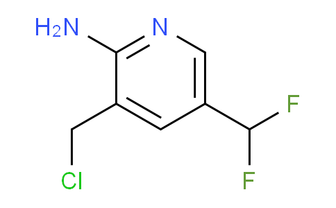 2-Amino-3-(chloromethyl)-5-(difluoromethyl)pyridine