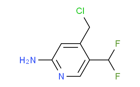 2-Amino-4-(chloromethyl)-5-(difluoromethyl)pyridine