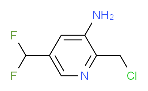3-Amino-2-(chloromethyl)-5-(difluoromethyl)pyridine