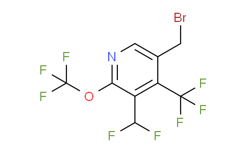 5-(Bromomethyl)-3-(difluoromethyl)-2-(trifluoromethoxy)-4-(trifluoromethyl)pyridine