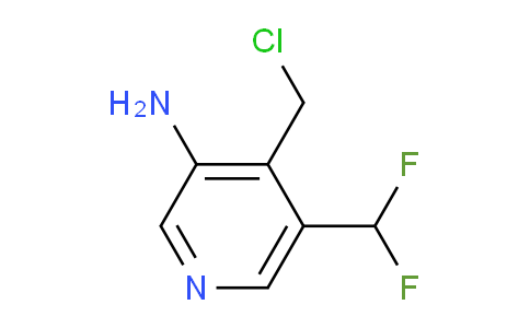 3-Amino-4-(chloromethyl)-5-(difluoromethyl)pyridine