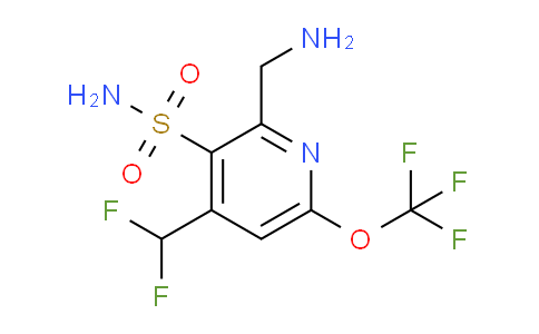 2-(Aminomethyl)-4-(difluoromethyl)-6-(trifluoromethoxy)pyridine-3-sulfonamide