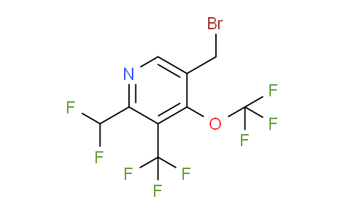 5-(Bromomethyl)-2-(difluoromethyl)-4-(trifluoromethoxy)-3-(trifluoromethyl)pyridine