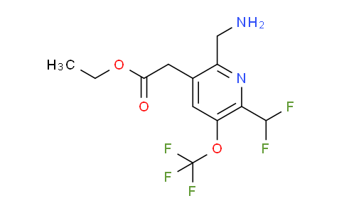 AM144393 | 1804861-27-5 | Ethyl 2-(aminomethyl)-6-(difluoromethyl)-5-(trifluoromethoxy)pyridine-3-acetate