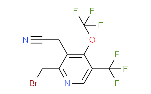 AM144394 | 1804863-16-8 | 2-(Bromomethyl)-4-(trifluoromethoxy)-5-(trifluoromethyl)pyridine-3-acetonitrile