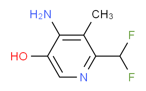 4-Amino-2-(difluoromethyl)-5-hydroxy-3-methylpyridine