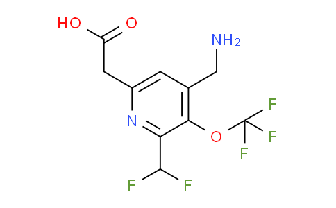 4-(Aminomethyl)-2-(difluoromethyl)-3-(trifluoromethoxy)pyridine-6-acetic acid