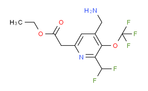 AM144413 | 1804714-89-3 | Ethyl 4-(aminomethyl)-2-(difluoromethyl)-3-(trifluoromethoxy)pyridine-6-acetate