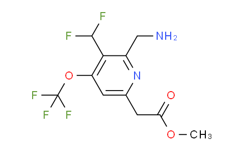 AM144414 | 1805171-80-5 | Methyl 2-(aminomethyl)-3-(difluoromethyl)-4-(trifluoromethoxy)pyridine-6-acetate