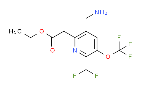 AM144423 | 1805029-36-0 | Ethyl 5-(aminomethyl)-2-(difluoromethyl)-3-(trifluoromethoxy)pyridine-6-acetate