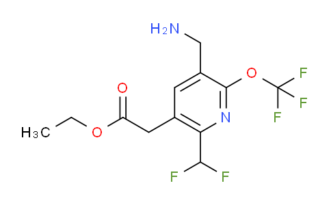 AM144425 | 1805099-29-9 | Ethyl 3-(aminomethyl)-6-(difluoromethyl)-2-(trifluoromethoxy)pyridine-5-acetate