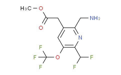 AM144426 | 1804002-67-2 | Methyl 2-(aminomethyl)-6-(difluoromethyl)-5-(trifluoromethoxy)pyridine-3-acetate