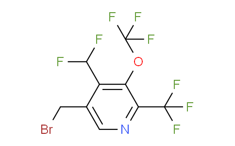 5-(Bromomethyl)-4-(difluoromethyl)-3-(trifluoromethoxy)-2-(trifluoromethyl)pyridine