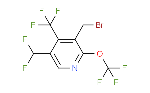 3-(Bromomethyl)-5-(difluoromethyl)-2-(trifluoromethoxy)-4-(trifluoromethyl)pyridine