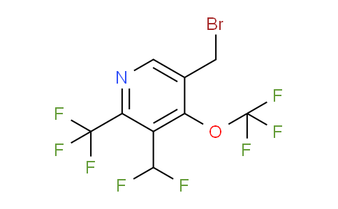 5-(Bromomethyl)-3-(difluoromethyl)-4-(trifluoromethoxy)-2-(trifluoromethyl)pyridine