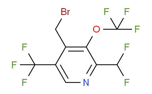 4-(Bromomethyl)-2-(difluoromethyl)-3-(trifluoromethoxy)-5-(trifluoromethyl)pyridine