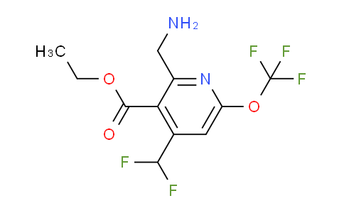 AM144442 | 1806189-49-0 | Ethyl 2-(aminomethyl)-4-(difluoromethyl)-6-(trifluoromethoxy)pyridine-3-carboxylate