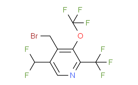 4-(Bromomethyl)-5-(difluoromethyl)-3-(trifluoromethoxy)-2-(trifluoromethyl)pyridine