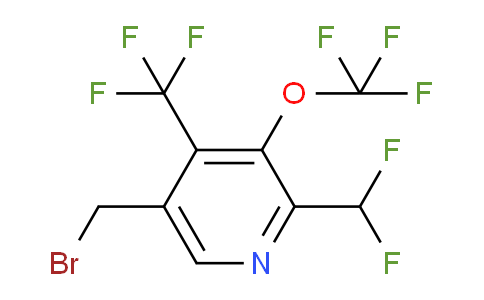 5-(Bromomethyl)-2-(difluoromethyl)-3-(trifluoromethoxy)-4-(trifluoromethyl)pyridine