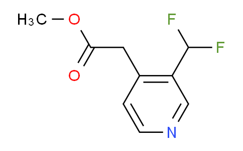 Methyl 3-(difluoromethyl)pyridine-4-acetate