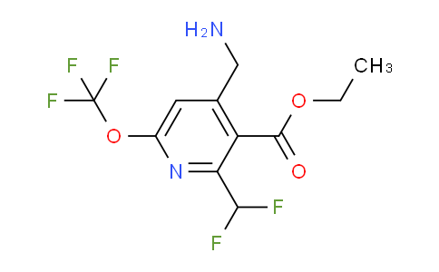 AM144475 | 1805171-25-8 | Ethyl 4-(aminomethyl)-2-(difluoromethyl)-6-(trifluoromethoxy)pyridine-3-carboxylate