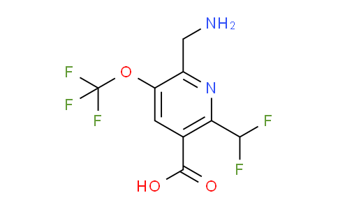 AM144477 | 1805227-80-8 | 2-(Aminomethyl)-6-(difluoromethyl)-3-(trifluoromethoxy)pyridine-5-carboxylic acid