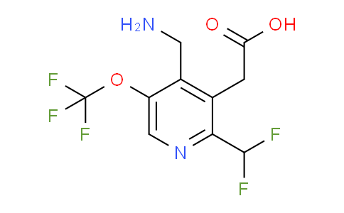 AM144478 | 1806781-30-5 | 4-(Aminomethyl)-2-(difluoromethyl)-5-(trifluoromethoxy)pyridine-3-acetic acid