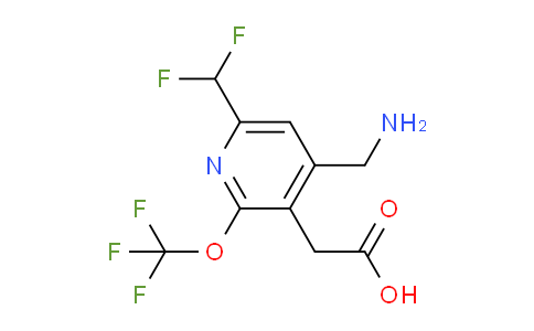 4-(Aminomethyl)-6-(difluoromethyl)-2-(trifluoromethoxy)pyridine-3-acetic acid