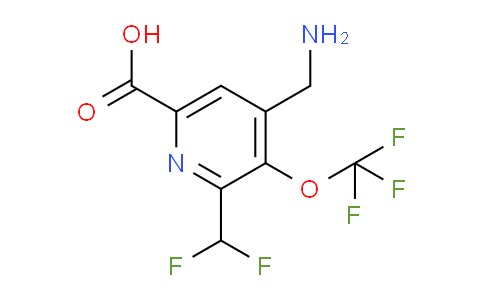 AM144483 | 1805027-68-2 | 4-(Aminomethyl)-2-(difluoromethyl)-3-(trifluoromethoxy)pyridine-6-carboxylic acid