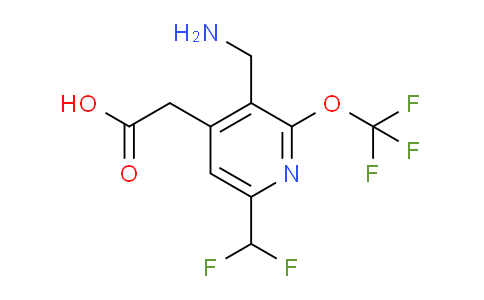 3-(Aminomethyl)-6-(difluoromethyl)-2-(trifluoromethoxy)pyridine-4-acetic acid