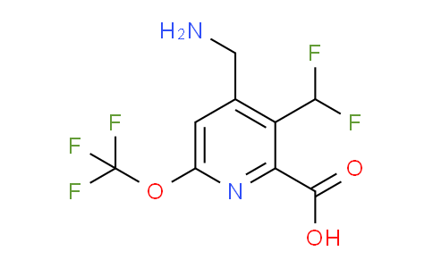 4-(Aminomethyl)-3-(difluoromethyl)-6-(trifluoromethoxy)pyridine-2-carboxylic acid