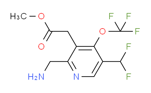 AM144497 | 1805297-82-8 | Methyl 2-(aminomethyl)-5-(difluoromethyl)-4-(trifluoromethoxy)pyridine-3-acetate